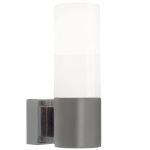 Nordlux Tangens Wandleuchte Glas und Metall Grau | IP44 - Geeignet für E14