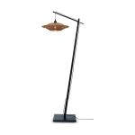 Good&Mojo Stehlampe Bali Bambus Schwarz | Geeignet für 1x E27 