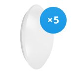 Mehrfachpackung 5x Ledvance Surface rund 250 Weiß 13W 920lm - 830 Warmweiß | IP44