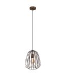 Eglo Pendelleuchte Espinal Stahl Bronze | IP20 - Geeignet für 1x E27 