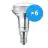 Mehrfachpackung 6x Philips Corepro LED Spot E14 R50 2.8W 210lm 36D - 827 Extra Warmweiß | Ersatz für 40W