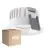Mehrfachpackung 10x Ledvance LED  SPOT FIX Aluminium  8W 680lm 36D - 930 Warmweiß | Ausschnitt 68mm - IP44 - Höchste Farbwiedergabe -  Dimmbar