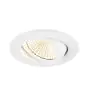 SLV New Tria 68 Spot Aluminium Weiß 11W 700lm 60D - 918-930 Dim To Warm | Ausschnitt 68mm -  Höchste Farbwiedergabe