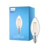 Philips Corepro LED Kerze E14 Fadenlampe Klar 2W 250lm – 827 – Extra Warmweiß | Ersatz für 25W