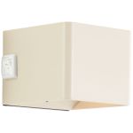 Brilliant Iseo Applique Murale Plastique Beige 4W 300lm - 830 Blanc Chaud | IP44 - Extérieur - Détecteur de Mouvement et de Lumière - USB Rechargeable