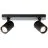 Brilliant Marty Plafonnier Aluminium Sablonneux Noir 10W 700lm - 830 Blanc Chaud | Incl. 2x GU10