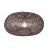 Good&Mojo Plafonnier Arizona Rattan Burgundy S | Convient pour 1x E27 