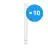 Lot 10x Osram Dulux-L LED 18W - 830 Blanc Chaud | 4-Pins - Équivalent 36W