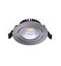 Noxion LED Inclinable Slim Spot Argent Rond 6W 550lm 60D - 927 Blanc Très Chaud | 85mm - IP54 - Dimmable - Meilleur Rendu Des Couleurs